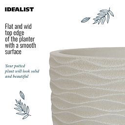 IDEALIST Lite Wave Style Outdoor Egg Planter