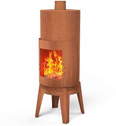 Bardi Round Corteen Steel Burner