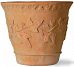 Ivy Fiberglass Round Terracotta Planter Pot In/Out