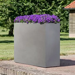 IDEALIST Lite Contemporary Light Concrete Trough Planter
