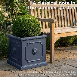 IDEALIST Lite Faux Lead Light Concrete Garden Planter