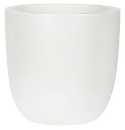Round Egg Fiberstone Contemporary Planter by Cadix Capi Lux