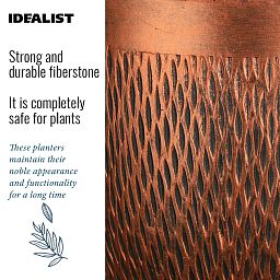 IDEALIST Lite Mesh Style Round Indoor Planter