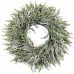 Pine Wreath With Frost Artificial Branch Plant