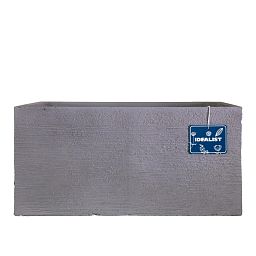 IDEALIST Lite Ribbed Light Concrete Trough Planter
