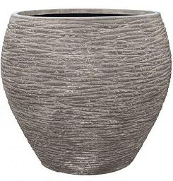 Polystone Coated Dolcie Round Indoor Planter