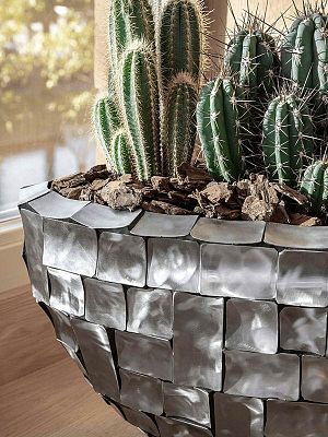 Oceana Boat Round Indoor Planter