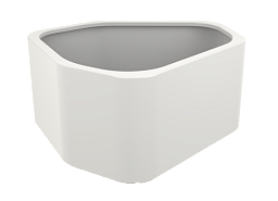 Shape Glossy Outdoor Fiberglass Planter