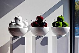 Fiberstone Glossy Vic Bowl Planter by Idealist Premium