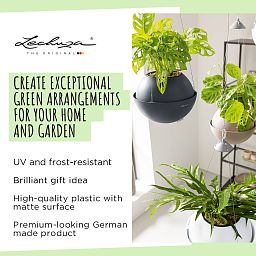 LECHUZA BOLA Color Round Poly Resin Self-watering Planter