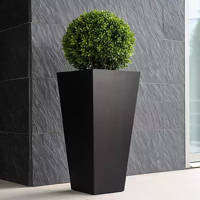 IDEALIST Lite Tall Tapered Contemporary Light Concrete Planter