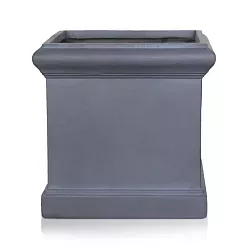 IDEALIST Lite Victorian Box Square Light Stone Outdoor Planter IDEALIST Lite Victorian Box Square Light Stone Outdoor Planter