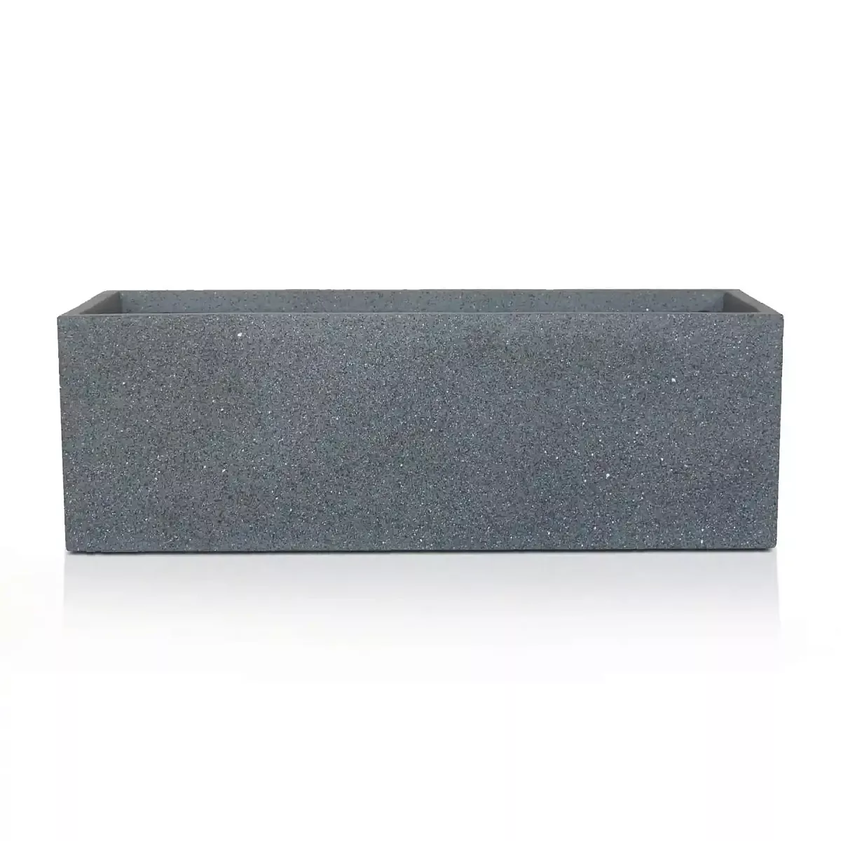 IDEALIST Lite Textured Concrete Effect Trough Outdoor Planter