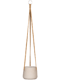 Rough Fibreclay Hanging Planter | Indoor and Outdoor Plant Pot