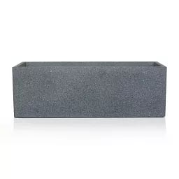 IDEALIST Lite Textured Concrete Effect Trough Outdoor Planter