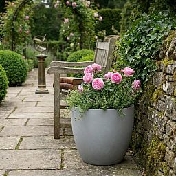 IDEALIST Lite Contemporary Light Concrete Egg Planter