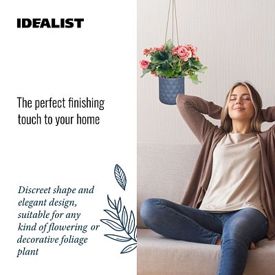 IDEALIST Lite Diamond Style Indoor Hanging Planter