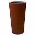 Cortenstyle Conica Topper on Ring Tall Planter IN\OUT