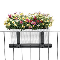 LECHUZA BALCONERA Cottage Trough Poly Resin Self-watering Planter