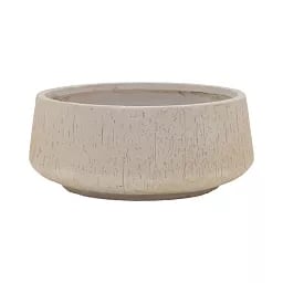 Raindrop Fibreclay Large Bowl Planter | Indoor and Outdoor Plant Pot