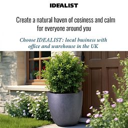 IDEALIST Lite Contemporary Light Concrete Egg Planter