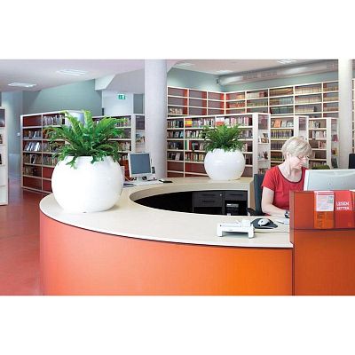 PREMIUM GLOBE Round Plastic Planter