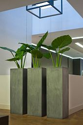 Tall Fiberstone Square Planter by Idealist Premium BOUVY