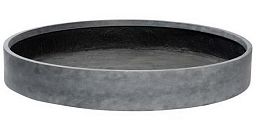 Fibrestone Max Low Round Planter by Idealist Premium