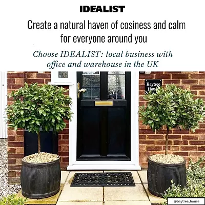 IDEALIST Lite Vertical Ribbed Vintage Style Barrel Round Planter