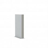 Fiberglass High Wall White W15 H150 L100 cm