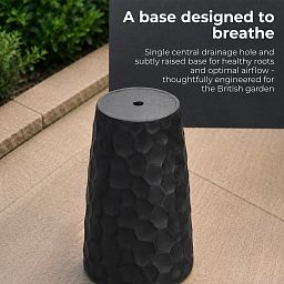 IDEALIST Lite Mosaic Style Tall Round Vase Planter Outdoor Plant Pot
