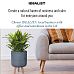 IDEALIST Lite Honeycomb Style Cylinder Planter on Legs, Round Pot Plant Stand Indoor