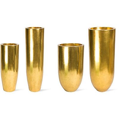 Pandora 90 Round Tall Polystone Indoor Planter