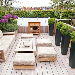 IDEALIST Lite Tall Tapered Contemporary Light Concrete Planter
