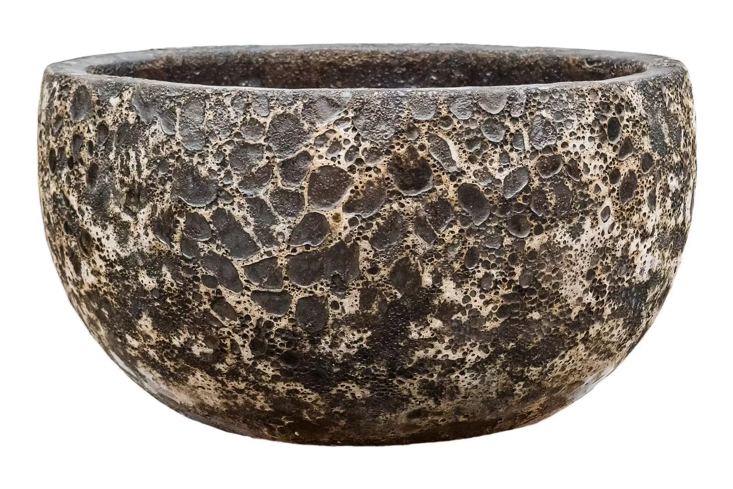 Lava Ceramic Bowl Planter | Indoor and Outdoor Plant Pot