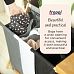 Froppi Collapsible Laundry Basket with Bamboo Frame Large Washing Hamper with 3 Compartments