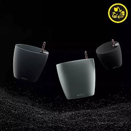 LECHUZA CLASSICO Color ECO Round PCR Plastic Self-watering Planter