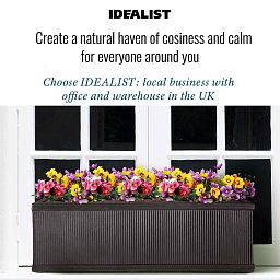 IDEALIST Lite Vertical Ribbed Vintage Style Window Box