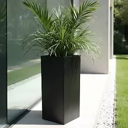 IDEALIST Lite Tall Square Contemporary Light Concrete Planter