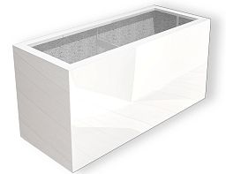 Glossy Outdoor Fiberglass Trough Planter