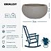 IDEALIST Lite Textured Concrete Effect Bowl Outdoor Planter