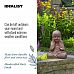 Sitting Baby Monk Rusty Outdoor Statue by Idealist Lite L29,5 W23,5 H39 cm