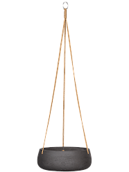 Rough Fibreclay Bowl Planter | Hanging Indoor and Outdoor Plant Pot