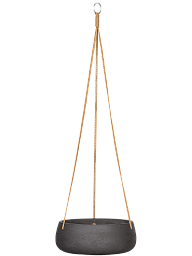 Rough Fibreclay Bowl Planter | Hanging Indoor and Outdoor Plant Pot