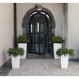 LECHUZA CUBICO Color Square Tall Poly Resin Self-watering Planter Set