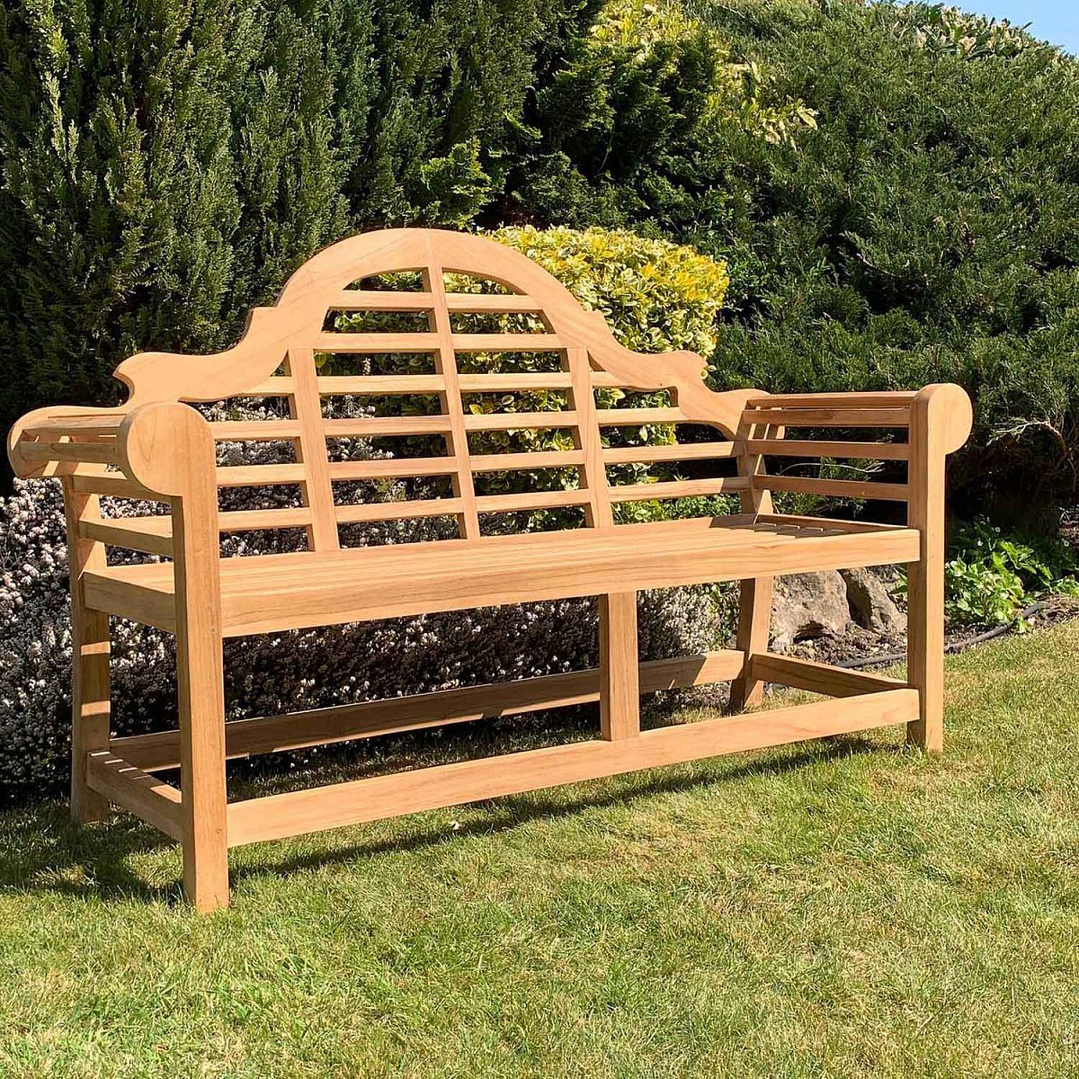 Lutyen Wood Garden Bench by Woodd