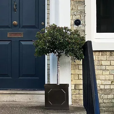 IDEALIST Lite Faux Lead Chelsea Box Square Light Concrete Planter