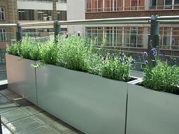 Florida Outdoor Aluminum Trough Planter