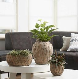 Composits Wire GRC Coppa Round Planter Pot IN\OUT