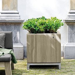Kayu 60 Square Polystone Outdoor Planter